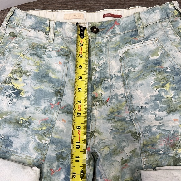 Pilcro THE ROAMER Lilly Pad Pond Cropped Pants Size 29/8 - Picture 8 of 10